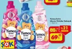 YUMOŞ YUMUŞATICI EXTRA LİLYUM/ORKİDE/ŞAKAYIK 1440 ML YUMOŞ YUMUŞATICI EXTRA LİLYUM/ORKİDE/ŞAKAYIK 1440 ML